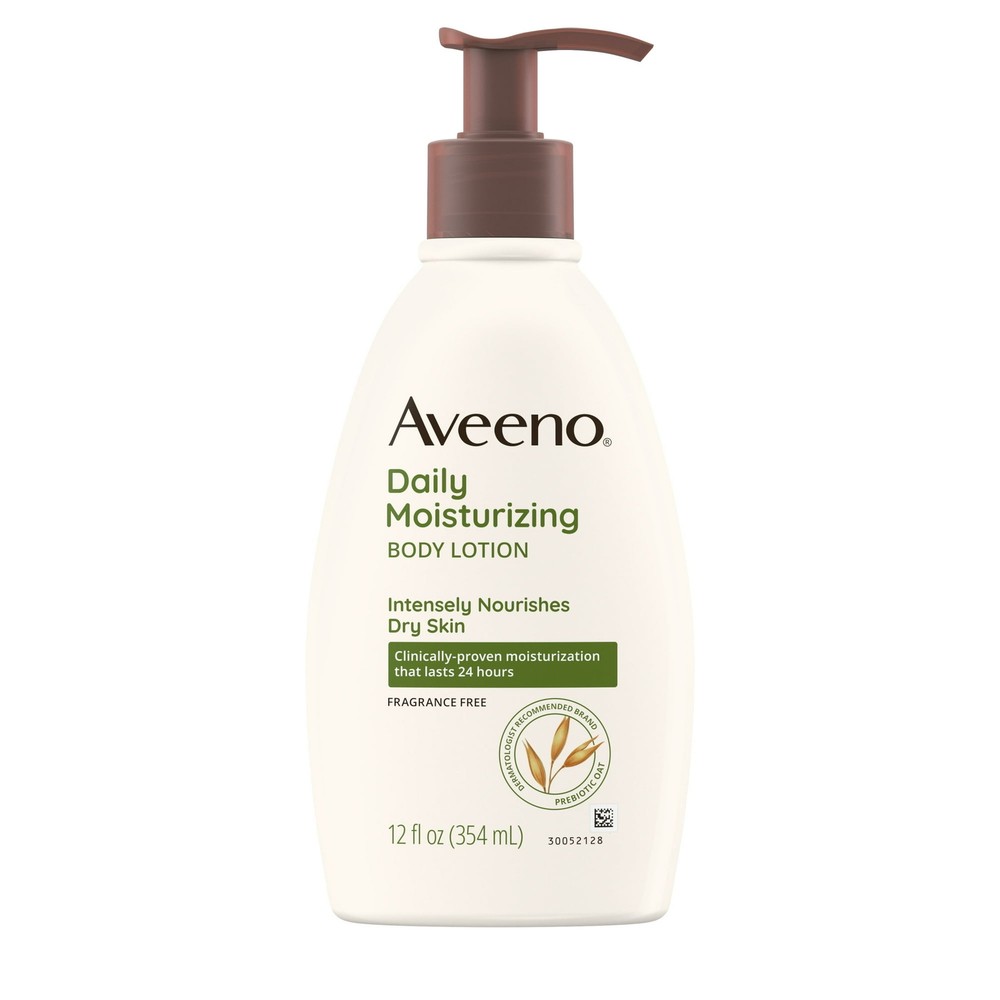 Aveeno Daily Moisturizing Body Lotion with Oat for Dry Skin 12 fl oz
