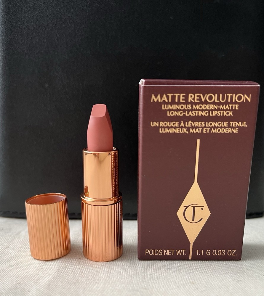 Charlotte Tilbury Matte Revolution Lipstick in Pillow Talk Mini, 1.1 G/0.03 Oz