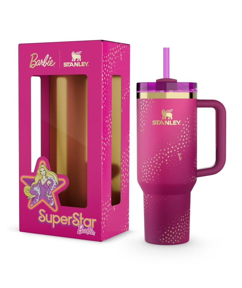 Barbie X Stanley Tumbler '70s Superstar 40oz Quencher -Limited Edition
