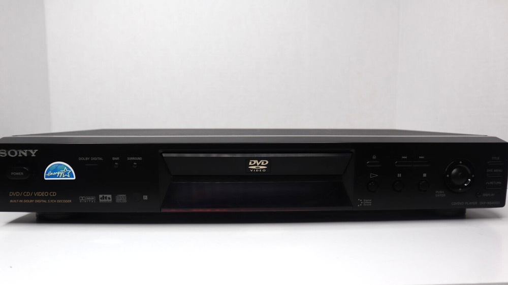 Sony Precision Drive DVD Player with AV Cables Tested and Working