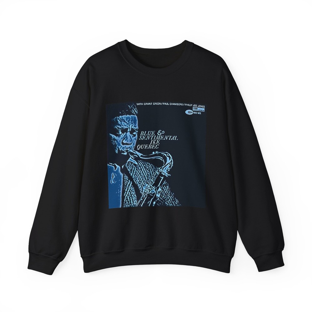 Ike Quebec Graphic Print Jazz Art Crew LS Unisex Heavy Blend Crewneck Sweatshirt