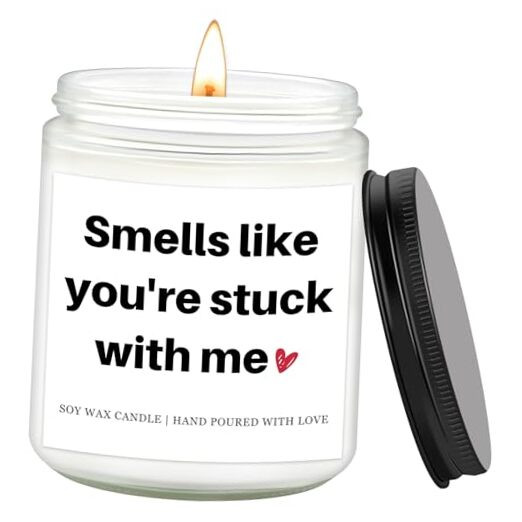 Romantic Valentine's Day Scented Candle Gift for Couples  -image