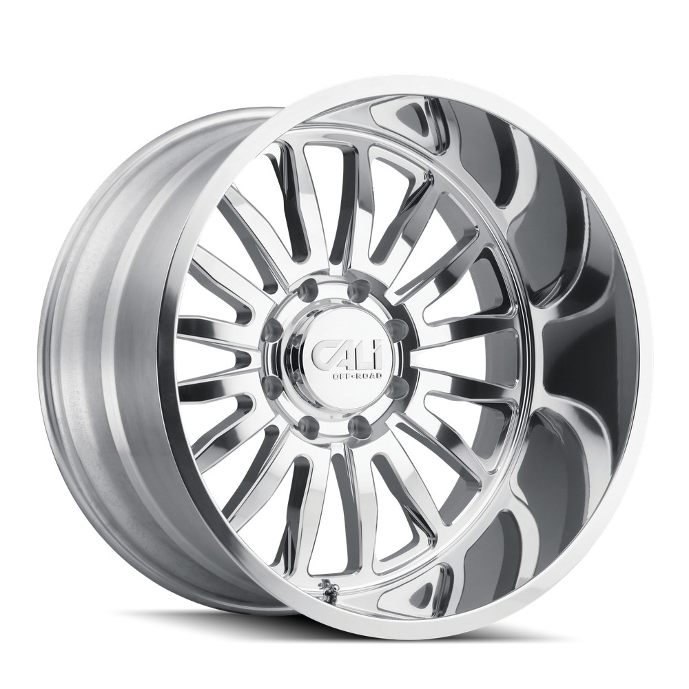 Set of 4 - CALI OFF-ROAD SUMMIT 9110 POLISHED 24X14 8-180 -76MM 124.1MM