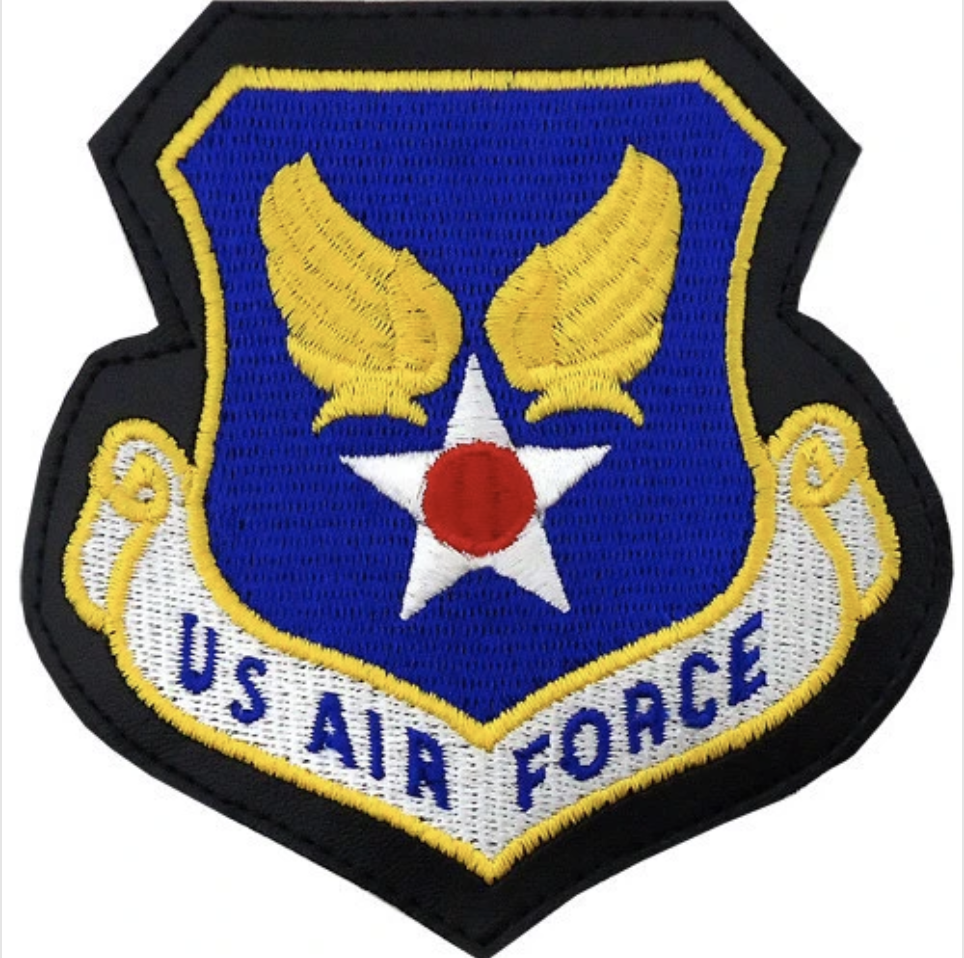 GENUINE U.S. AIR FORCE PATCH: U.S. AIR FORCE - LEATHER