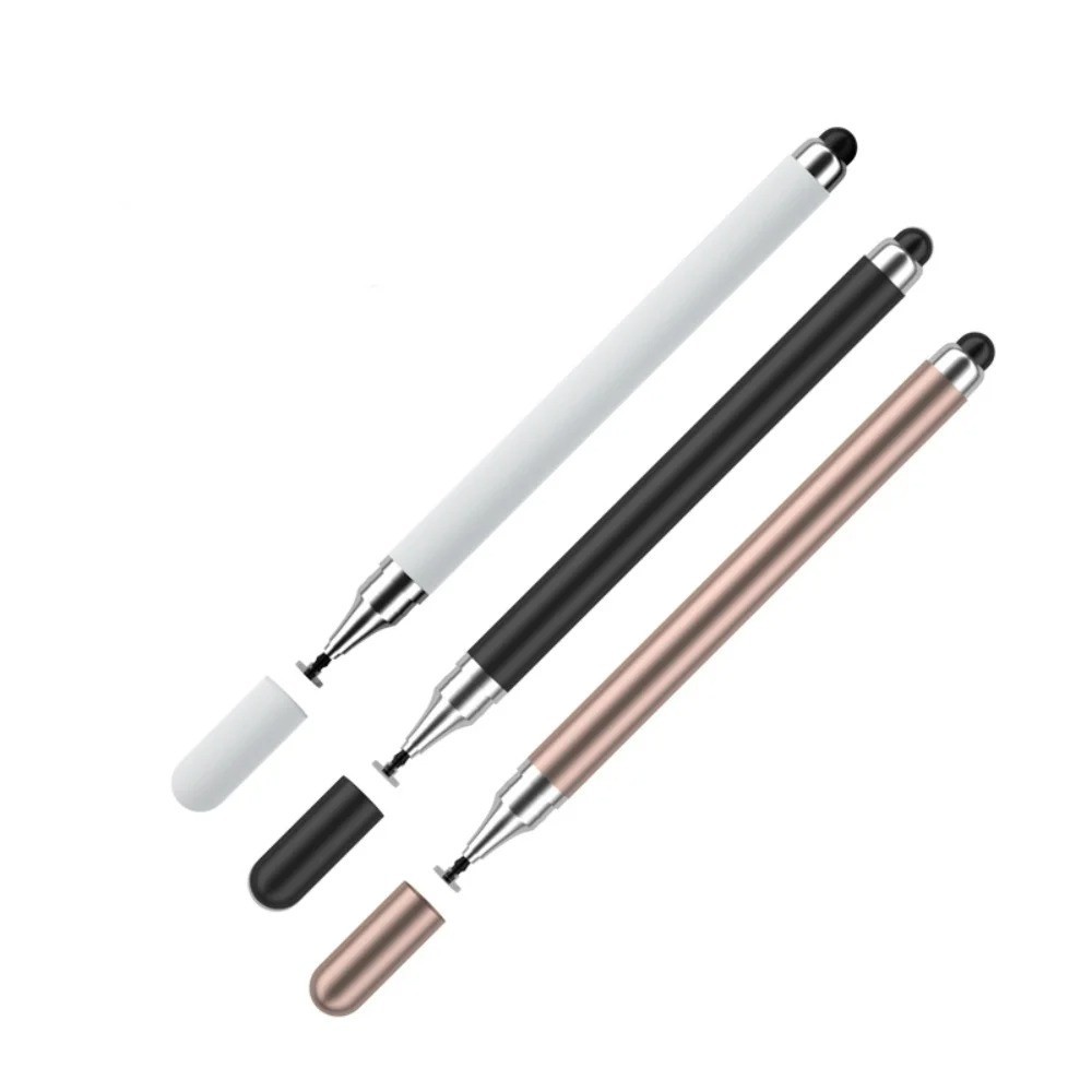 2-in-1 Stylus Pen Fine Disc Capacitive for iPad iPhone Android Samsung Tablet