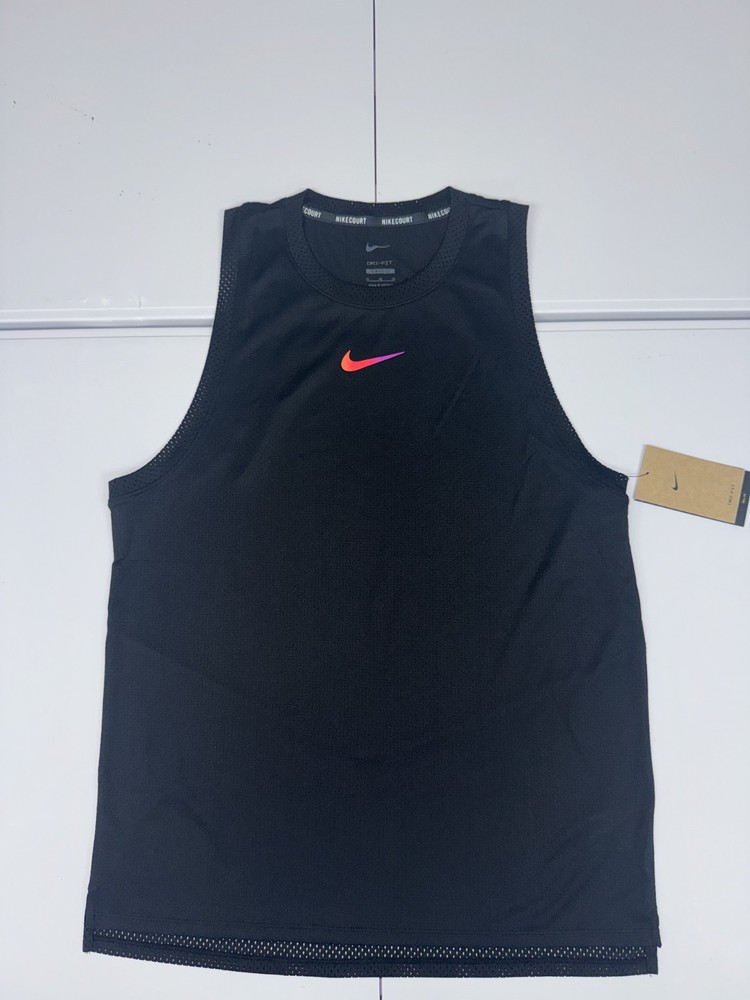 Nike Court Carlos Alcaraz Dri-FIT US Open 2024 Tennis Tank FQ2027-010 Size M NWT