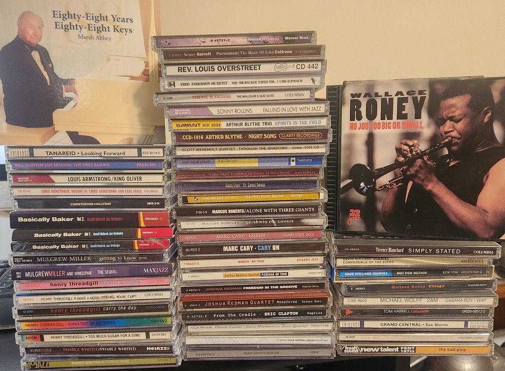 BLues Jazz Gospel Reggae Rock Cd's Pick from pull down VERY NICE! ESTATE SALE