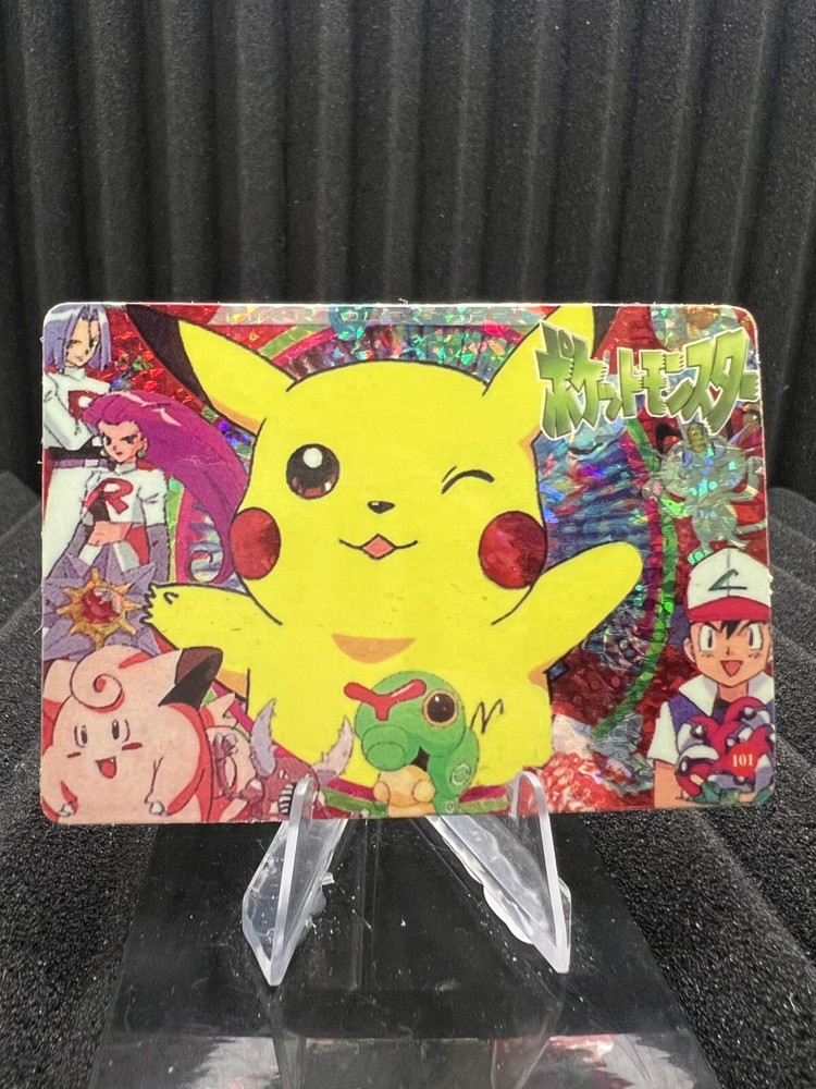 Pokemon 1999 Bandai Vintage HOLO Prism Vending Stickers Pocket Monsters