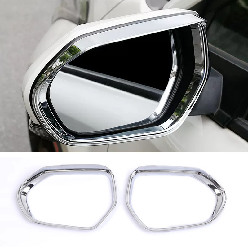 For Toyota Camry 2018-2024 Chrome Rearview Mirror Rain Eyebrow Trim