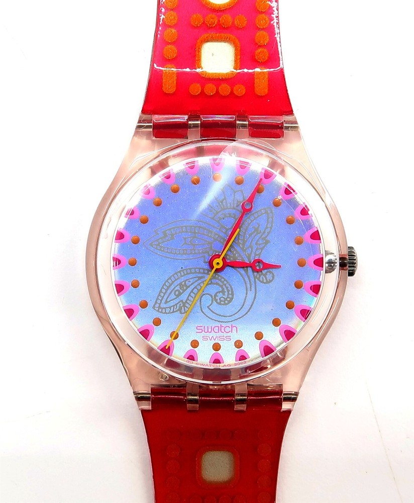 Swatch BOLLYLOVE GP121PU Men's Watch with Case & Papers 2003 New Old Stock