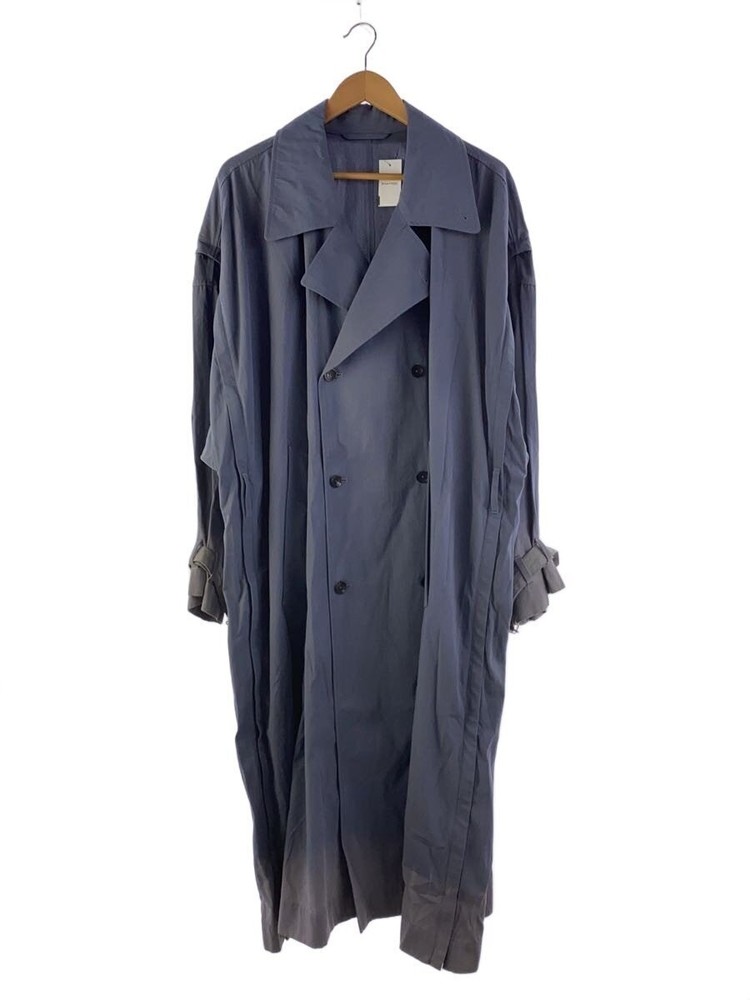 Yoke Trench Coat/3/Cotton/Blu/Plain/Yk21Ss0198C 3361