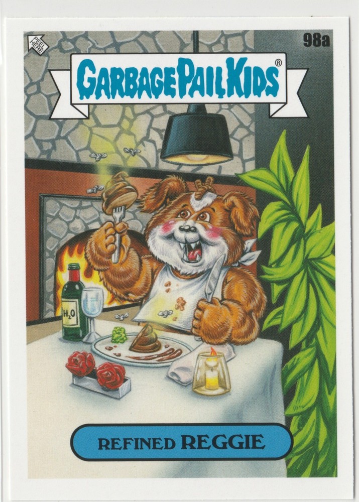 Refined Reggie 98a Garbage Pail Kids GPK 2021 Food Fight Trading Card