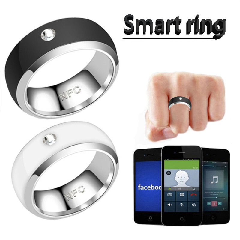 Stainless Steel Smart Ring with NFC Multifunctional Jewelry for Men and Women