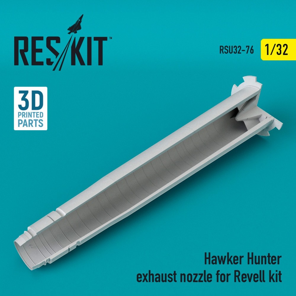 1:32 ResKit RSU32-0076 Hawker Hunter Exhaust Nozzle for Revell Model
