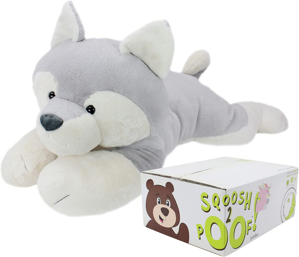 | Sqoosh2Poof Giant, Cuddly, Ultra Soft Plush Stuffed Animal with Bonus Interact