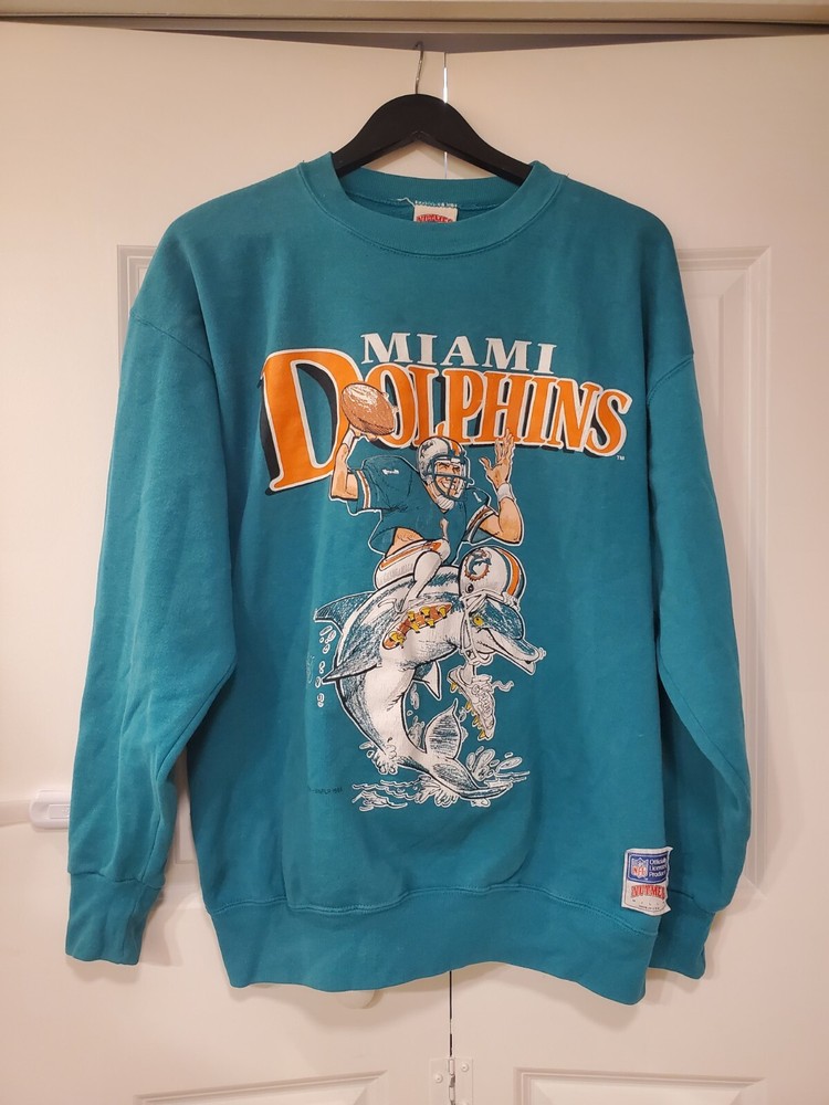 Rare Vintage 1988 Miami Dolphins Sweatshirt XL