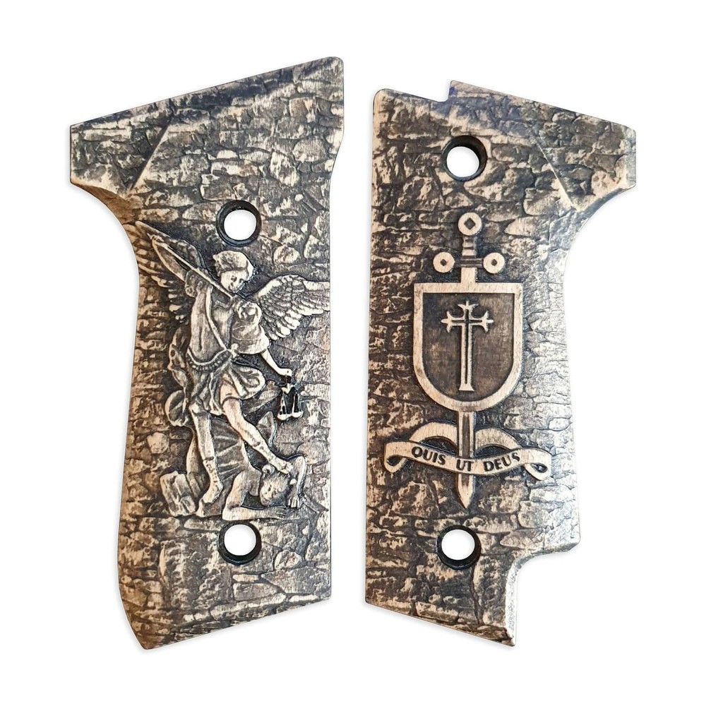 Quis Ut Deus - Beretta 92S Grips