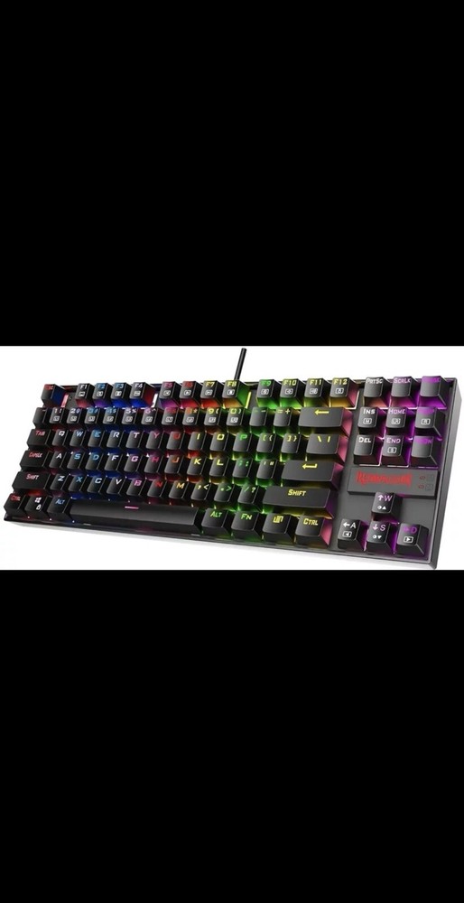 REDRAGON Kumara K552 RGB Wired TKL Gaming Mechanical Blue Switch Keyboard