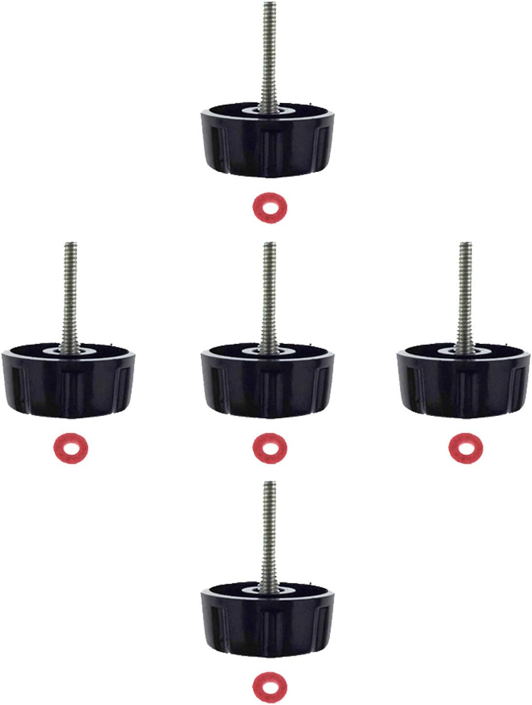 5/30 Pack Screws Nuts Caps for Fishing Spinning Reels Knob Power Handle Grip