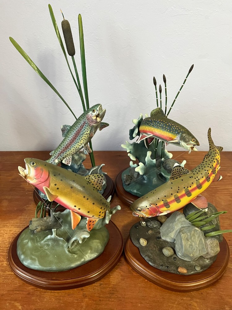 4 Fish from Danbury Mint 