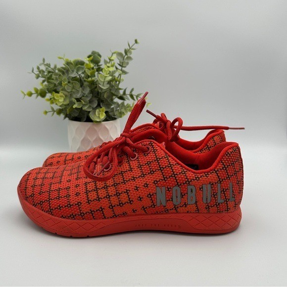 Nobull Women’s Red Black Synthetic Super Training Shoes Sneaker Size 6.5