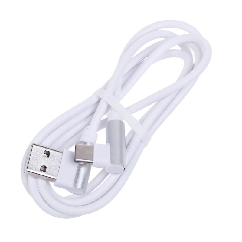 USB C To USB A Male Cable 90 Degree 1M Fast For Smartphone Tablet