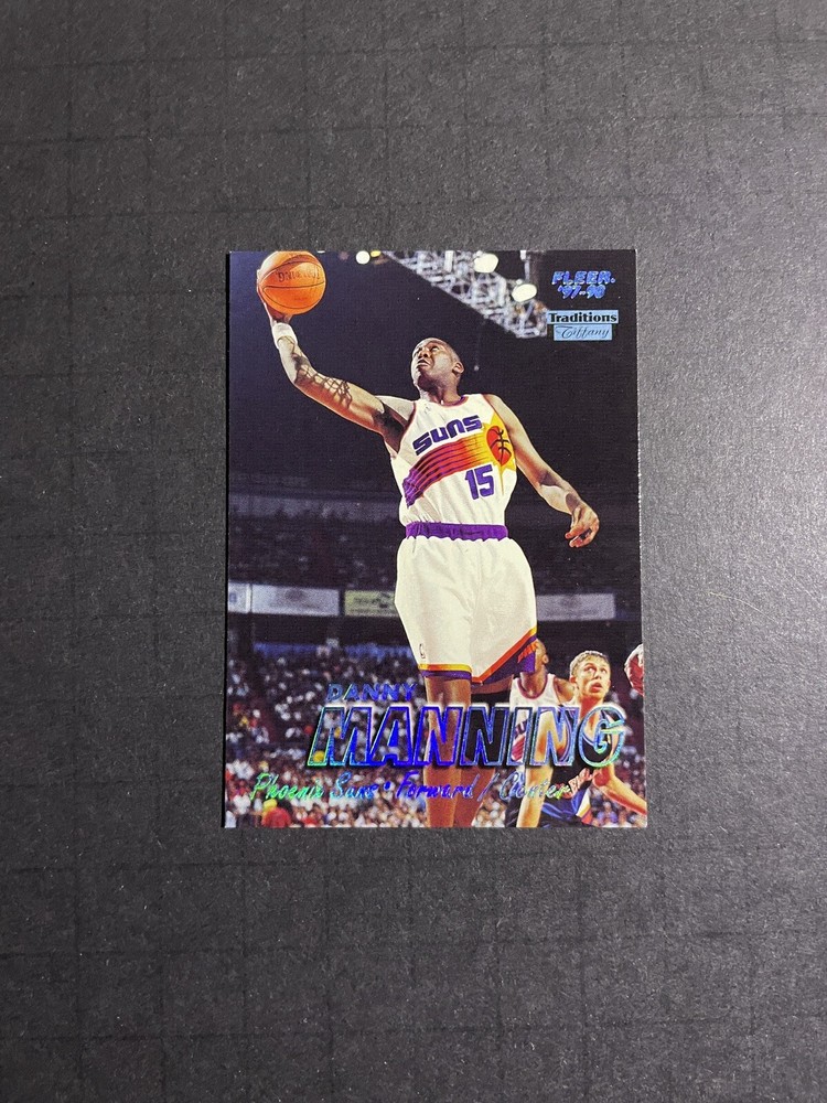 1997-98 Fleer Traditions Tiffany Danny Manning Parallel Card #38 - Phoenix Suns