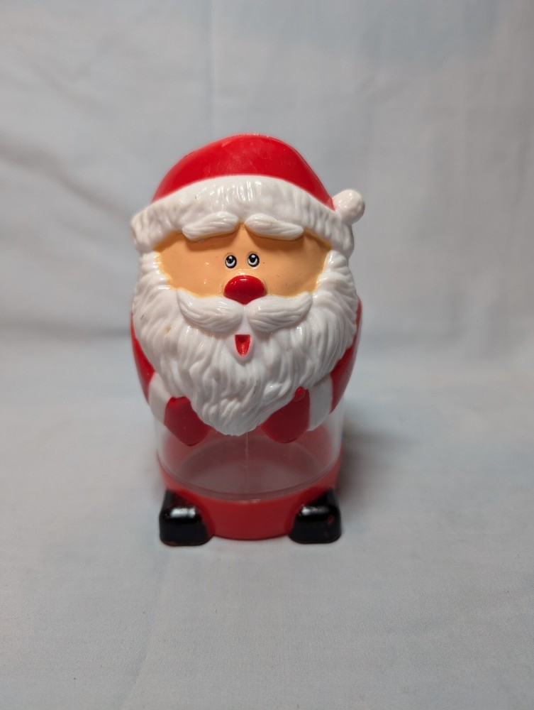 Vintage Santa Sippy Cup Handle And Straw Christmas Cups Toddler Cup