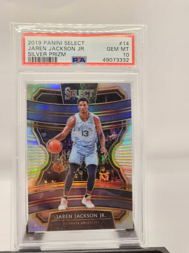 2019-20 Select #14 Jaren Jackson Jr. Silver Prizm Grizzlies PSA 10 GEM MINT