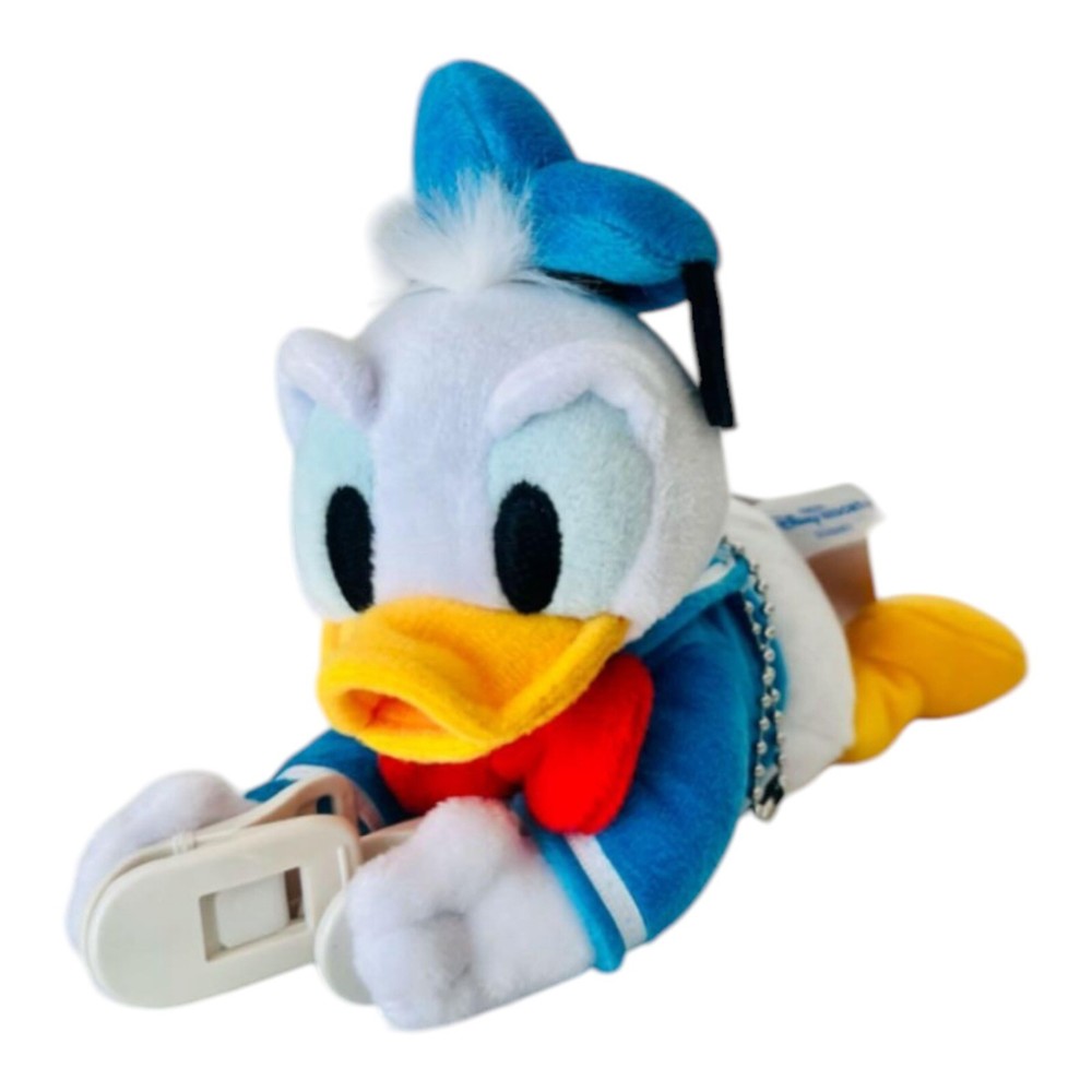 Tokyo Disney Resort Donald Duck Plush Clip-On Keychain Toy