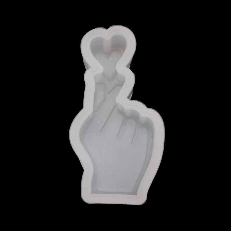 Heart Hand Silicone Mold for Resin Jewelry Soap Cake Making DIY Craft  