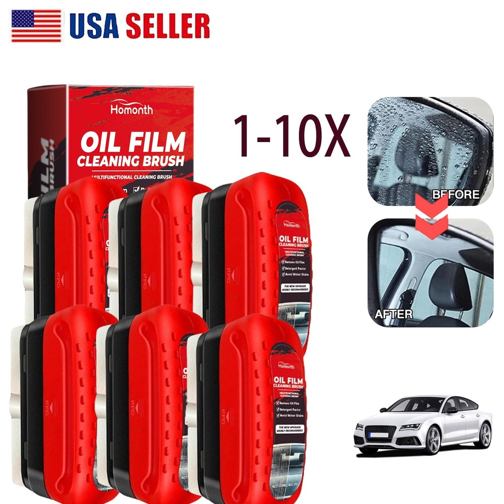 Windshield Cleaner Tool 120ml Removes Oil Film for Car Glass 1-10PCS