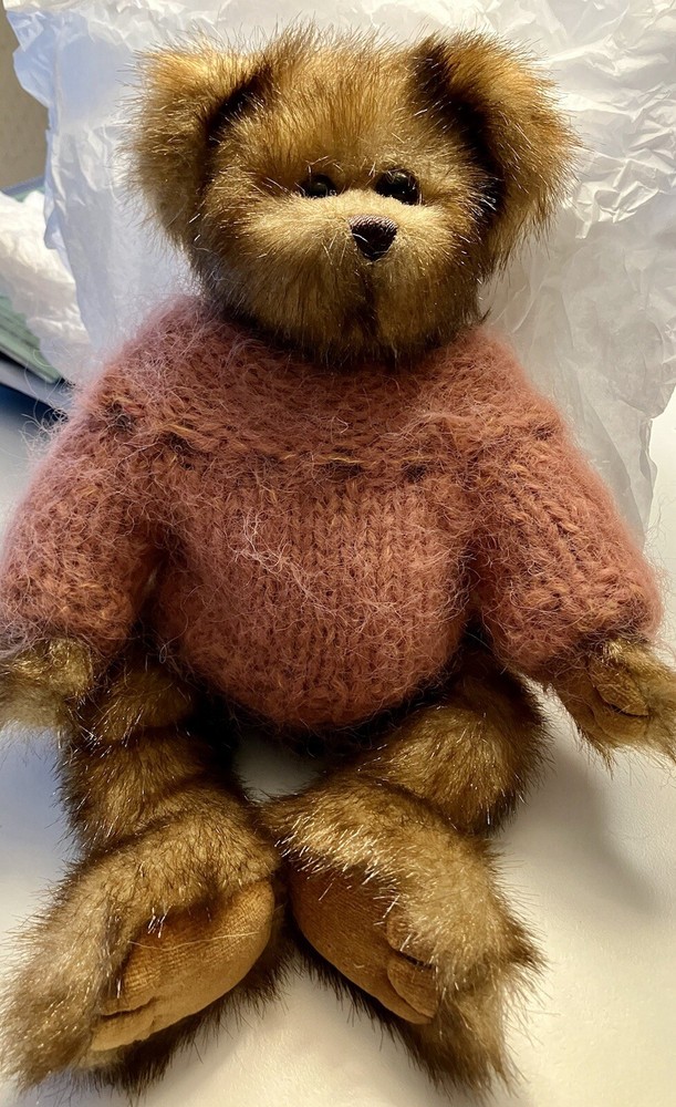 The Bearington Collection Brown 12” Wind Up Musical Stuffed Bear