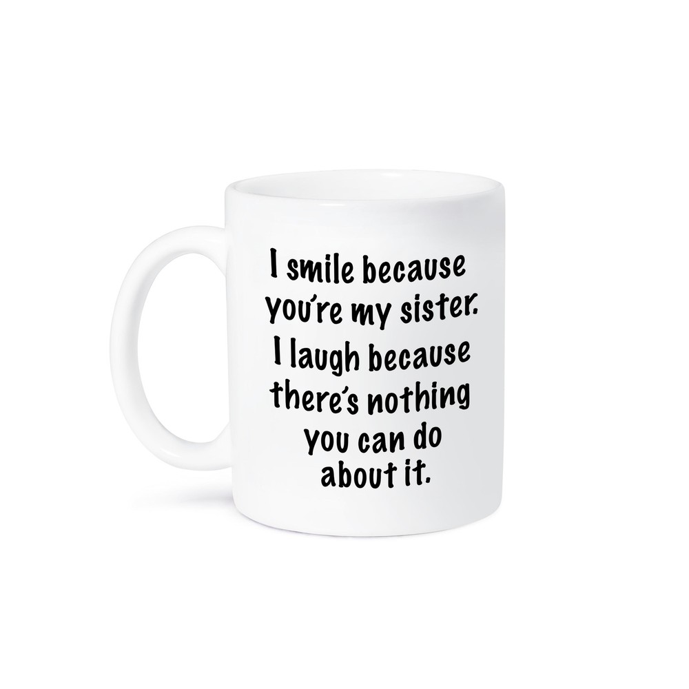 3dRose Sister Gift Mug Because You're My Sister