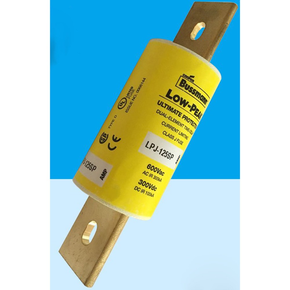 one New BUSSMANN LPJ-125SP 125A 600V Time Delay Fuse Free shipping