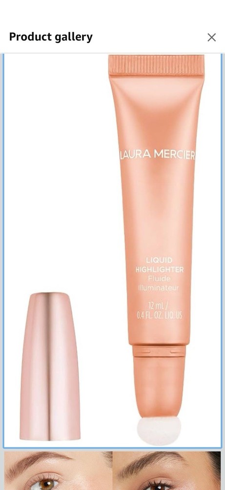 Laura Mercier Peach Bronze RoseGlow Liquid Highlighter NIB