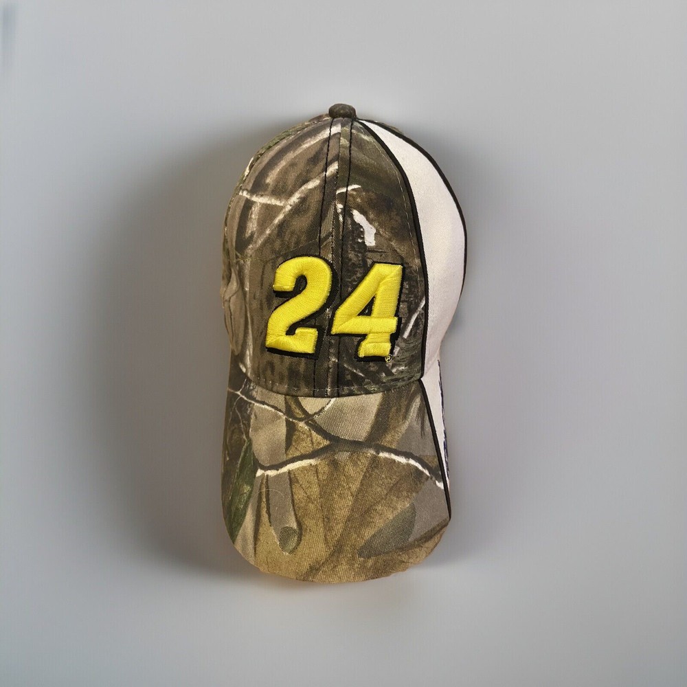 Jeff Gordon #24 Nascar Cap Hat Camo Strap Back REALTREE Brand