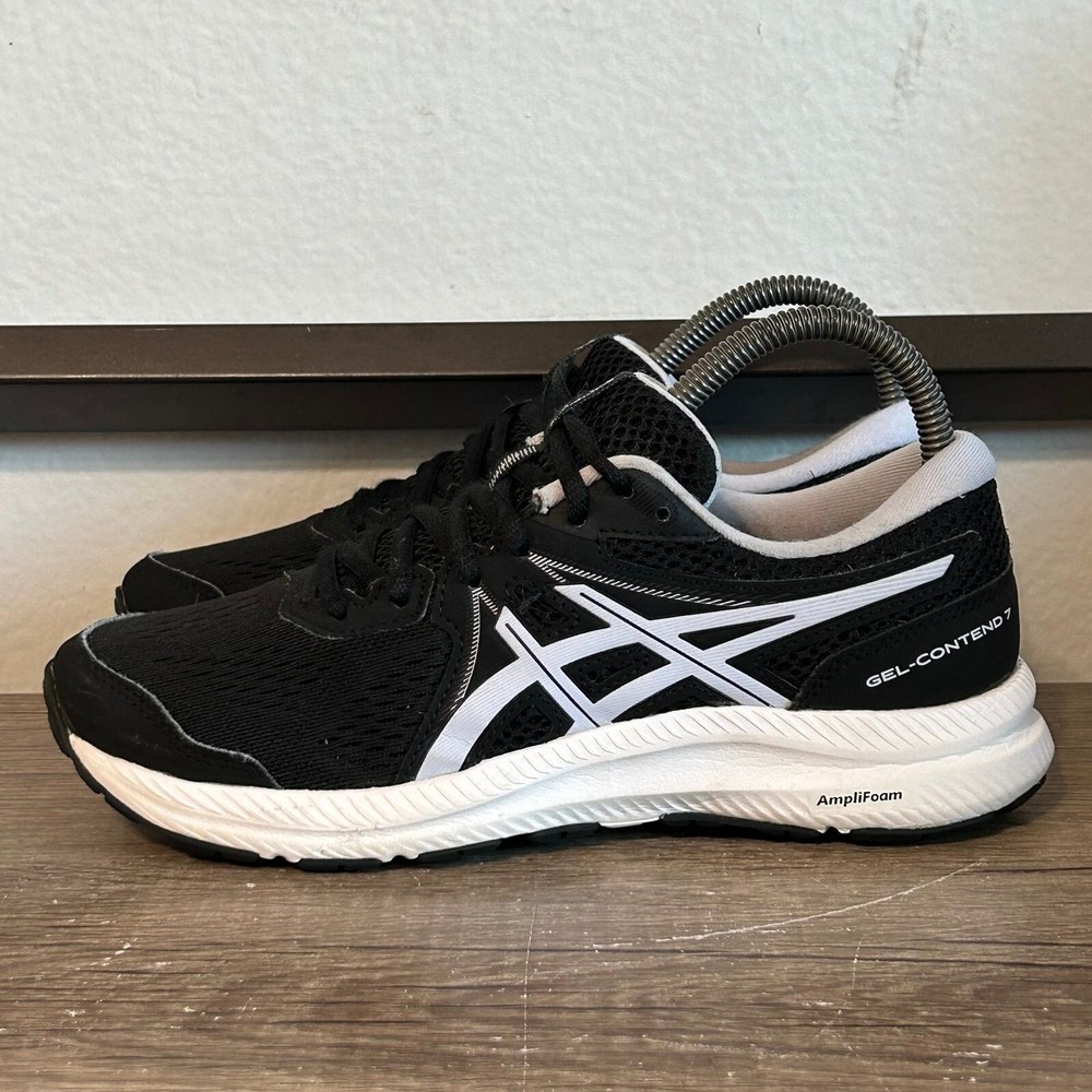 Asics Gel-Contend 8 Womens Running Shoes Size 6.5 Black