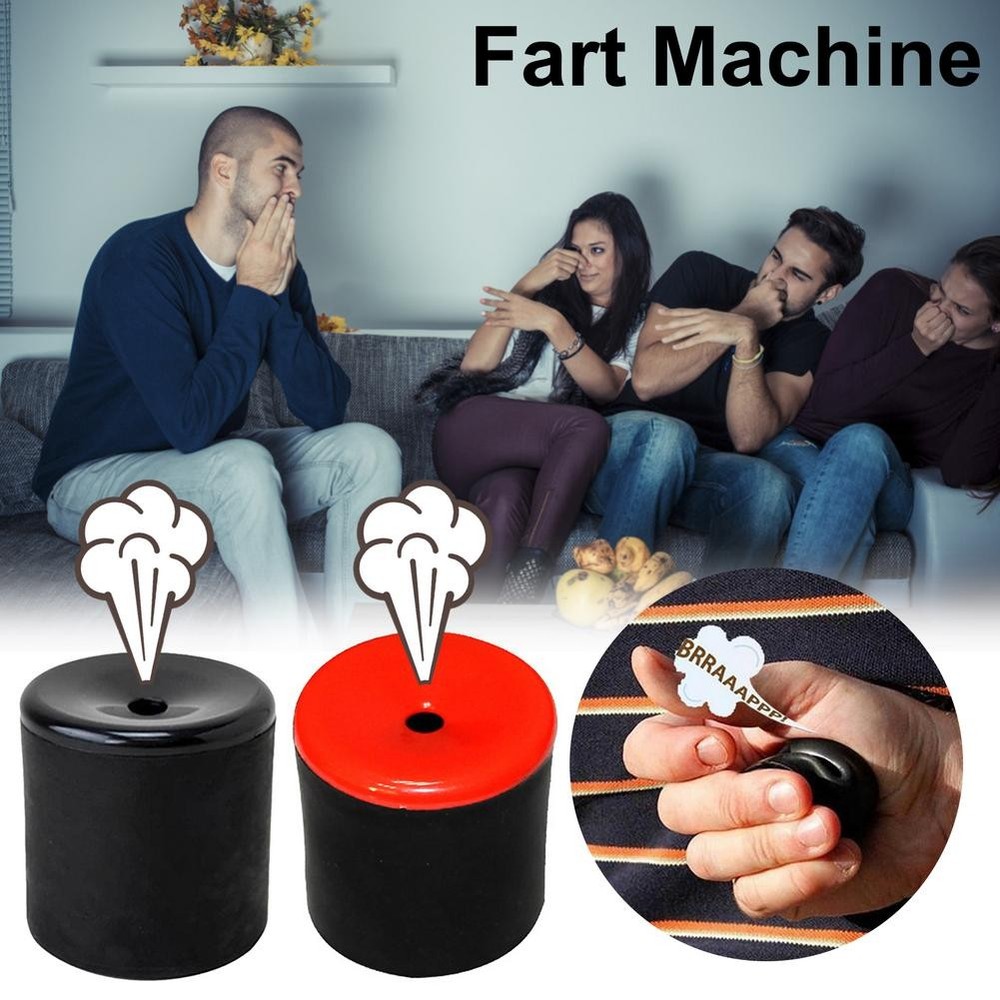 Novelty Squeeze Pooter Fart Machine Funny Prank Farting Noise Maker Joke Toy