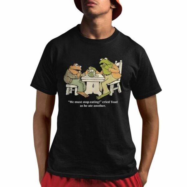 Frog We Must Stop Eating Cried Toad As He Ate Another Shirt