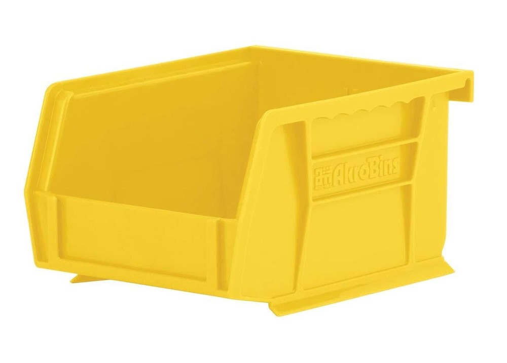 30210 AkroBins Plastic Storage Bins, Space-Saving Stackable Bins to use for G...