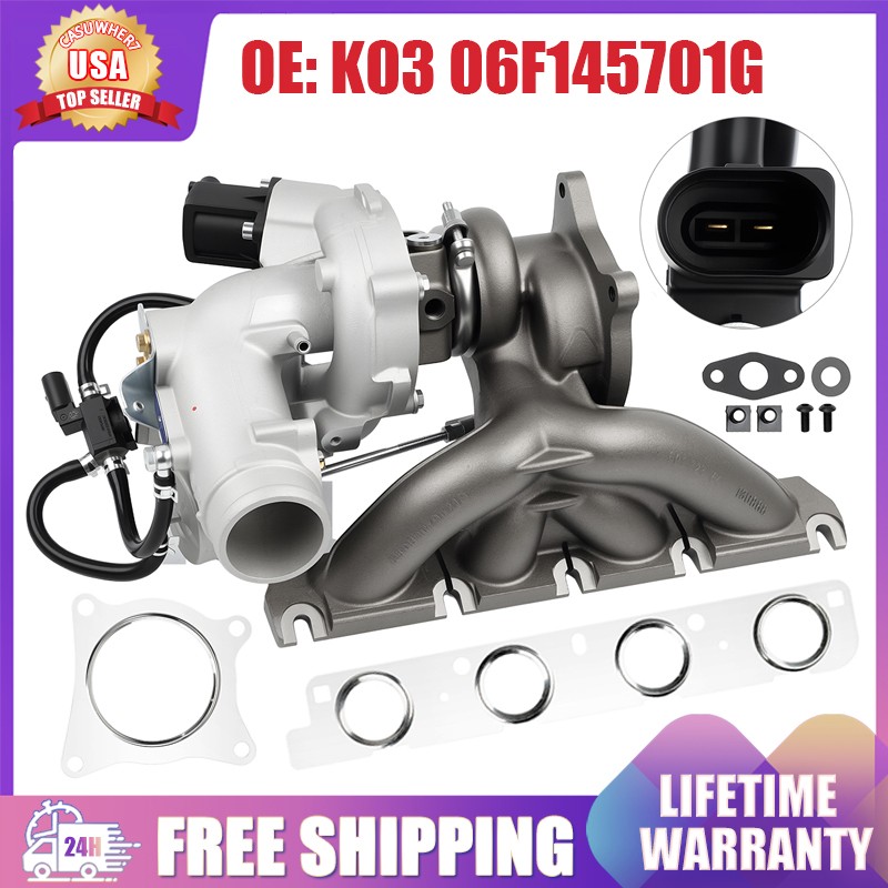 OEM Turbocharger Turbo for Audi A3 2006-2008 TT VW Jetta Passat Eos GTI 2.0L K03