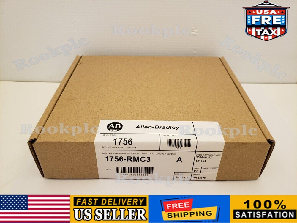 ALLEN BRADLEY 1PC 1756-RMC3 SER A Fiber Cable Module 1756RMC3 US NEW IN BOX