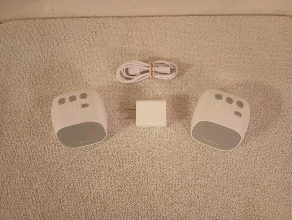 Momcozy S9 Pro Double Electric Breast Pump Set of 2 White Gray