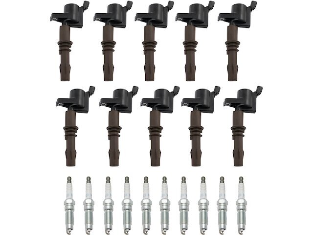 For 2008-2018 Ford F450 Super Duty Ignition Coil and Spark Plug Kit 46319DQMH
