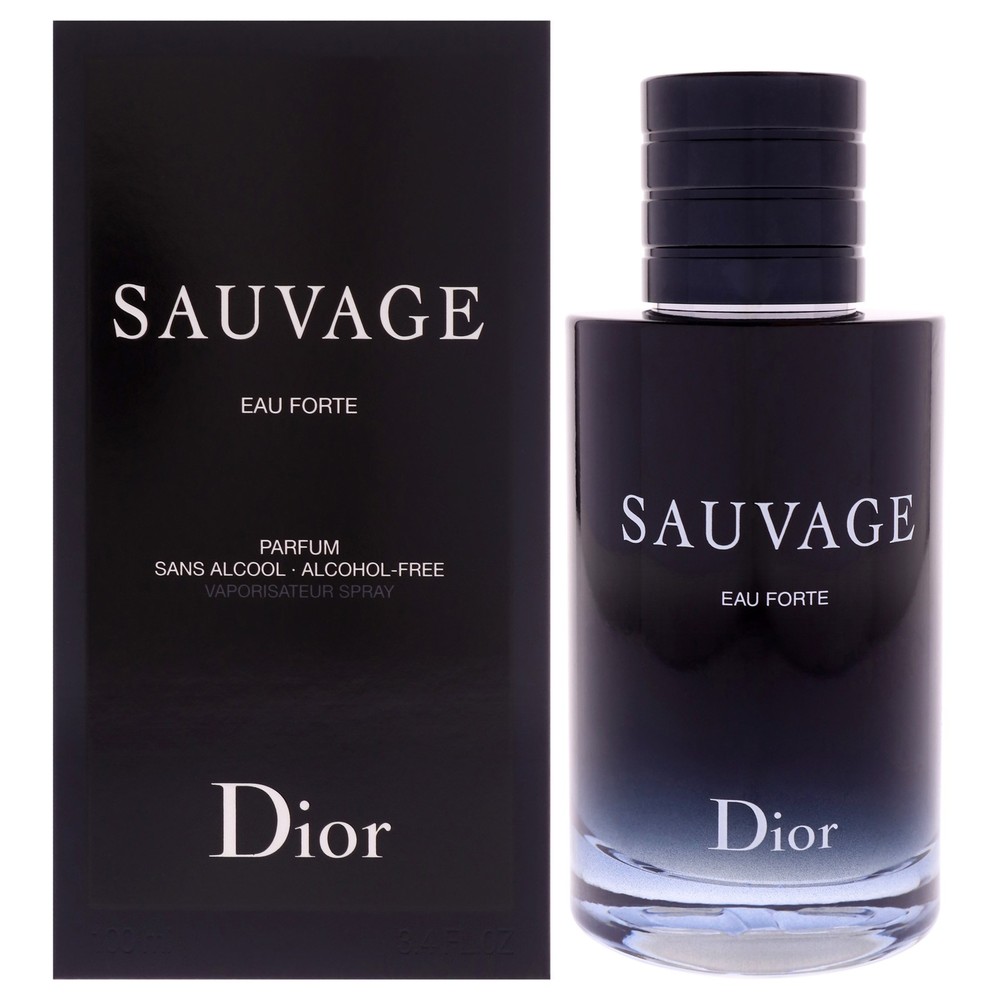 2 Pack Sauvage Eau Forte by Christian Dior for Men - 3.4 oz Parfum Spray
