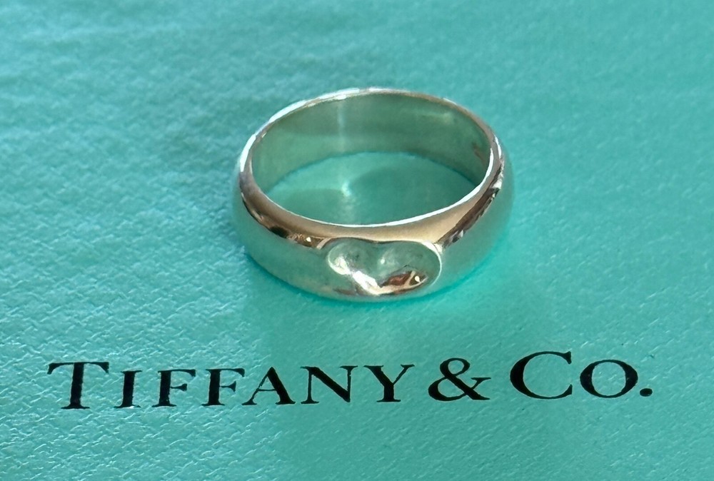 Tiffany & Co. Elsa Peretti Signet  Ring Sterling Silver 925   Size 6 US