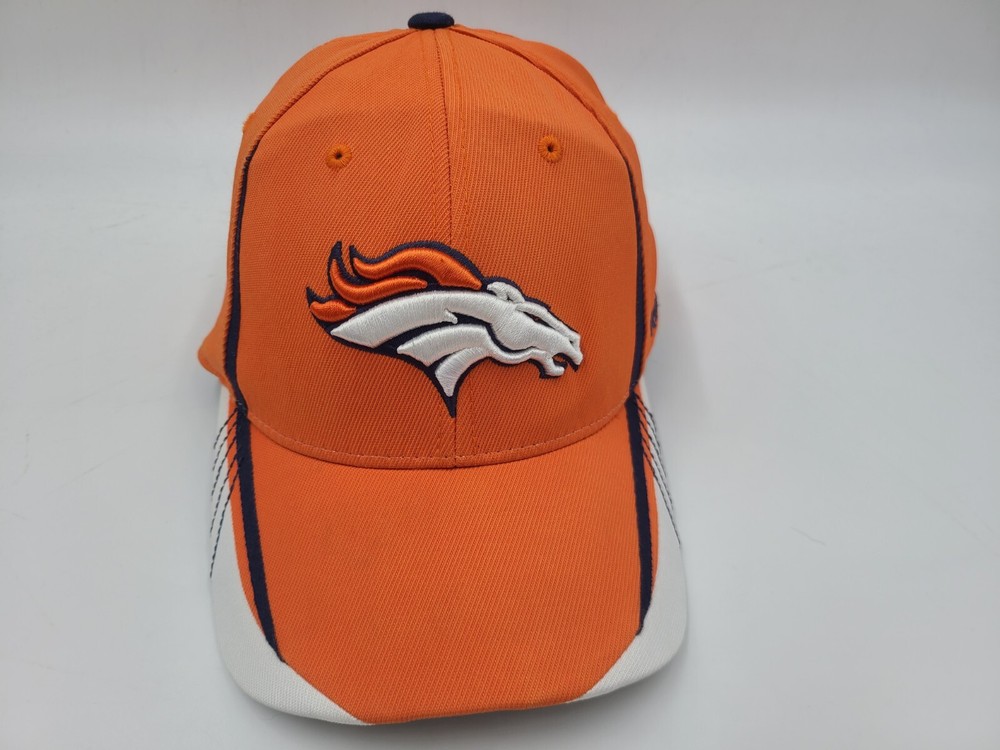 Denver Broncos Reebok Flex Fitted L-XL Hat Cap Dad Men Women NFL Football Orange