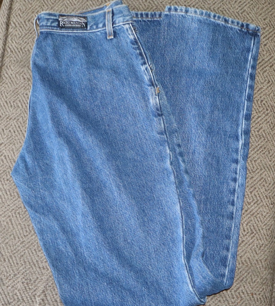 VTG Rocky Mountain Bareback Low-Rise Jeans Women's 9/29 Western Rodeo Cowgirl