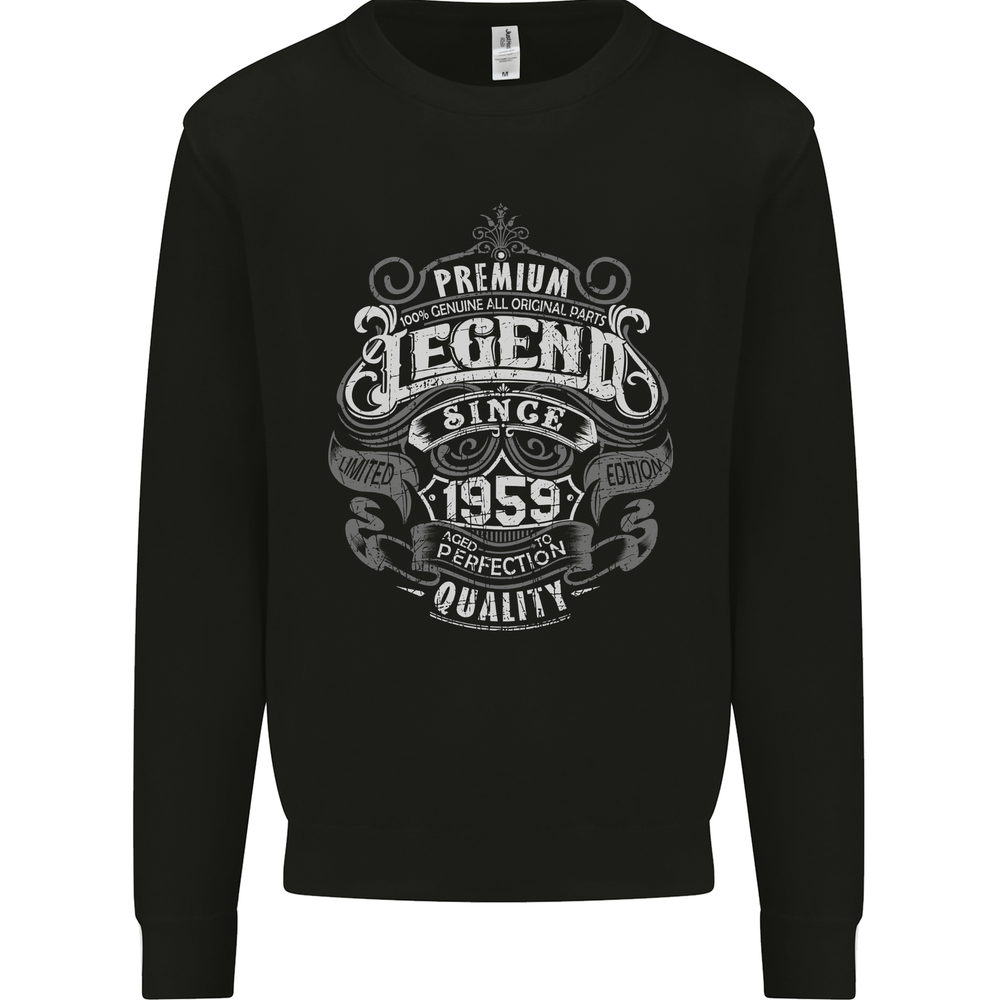 Premium Legend 66th Birthday 1959 Mens Sweatshirt Jumper